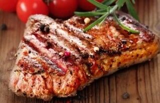 Carne para melhorar a potência