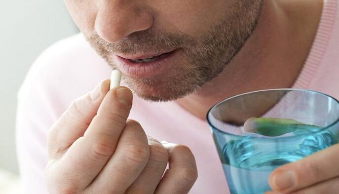 Recepção de vitaminas em cápsulas
